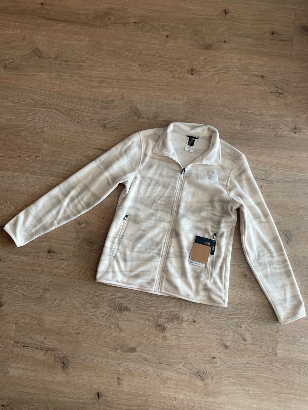 The North Face White Dune Glacier Fleece Jacket